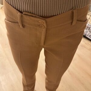 Talbots Women's Tan Straight Leg Pants